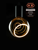 Floating Globe Smokey Grey 150 45° E27 LED designpære