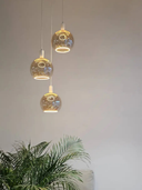 Floating Globe Smokey Grey Ø300 E27 LED designpære