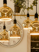 Floating Globe Smokey Grey Ø200 E27 LED designpære