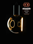 Floating Globe Smokey Grey 150 90° E27 LED designpære 6W 260lm