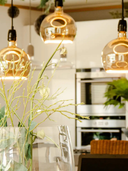 Floating Globe Smokey Grey Ø200 E27 LED designpære