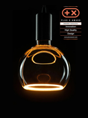 Floating Globe Smokey Grey 150 E27 LED designpære
