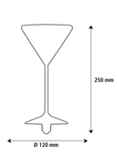 Floating Martini Clear E27 LED designpære