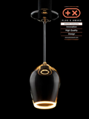 Floating Red Wine Clear E27 LED designpære