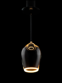 Floating Red Wine Black Clear E27 LED designpære