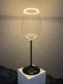 Floating Red Wine Black Clear E27 LED designpære