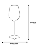 Floating Red Wine Black Clear E27 LED designpære