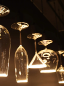 Floating Cognac Clear E27 LED designpære