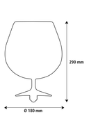 Floating Cognac Clear E27 LED designpære